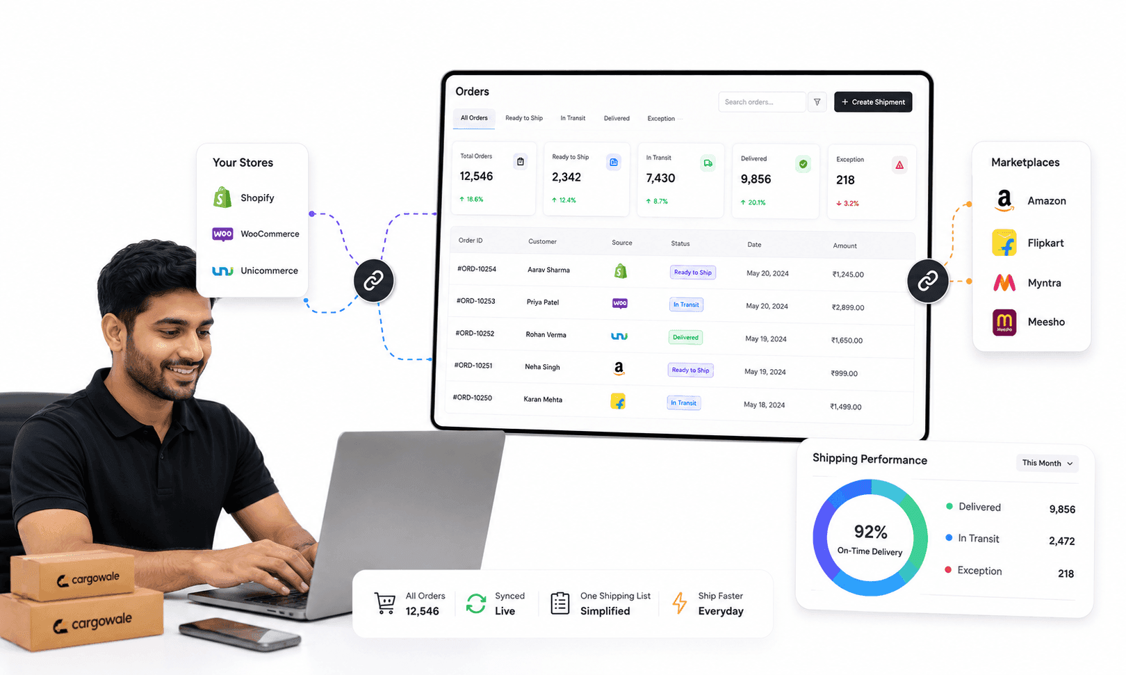 Connect your store to shipping