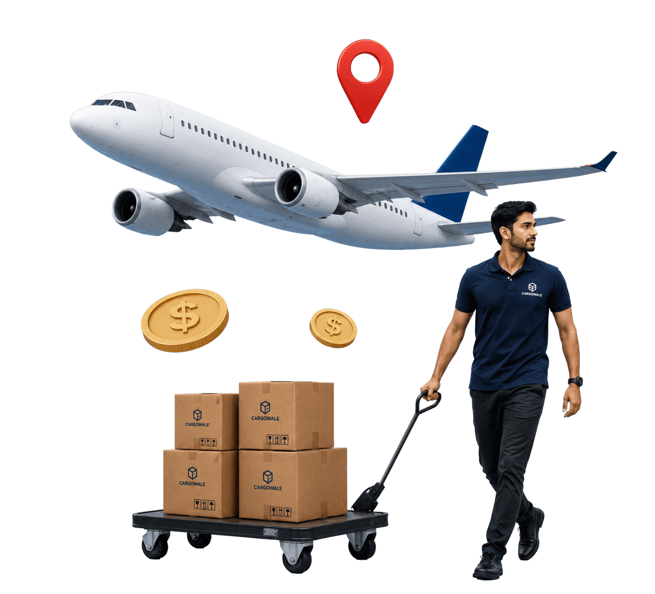 Cargowale air shipping for fast express delivery across India