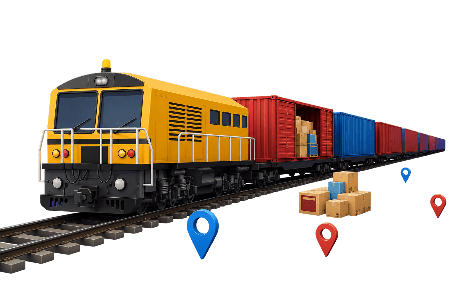 Cargowale rail shipping for bulk long-distance cargo in India